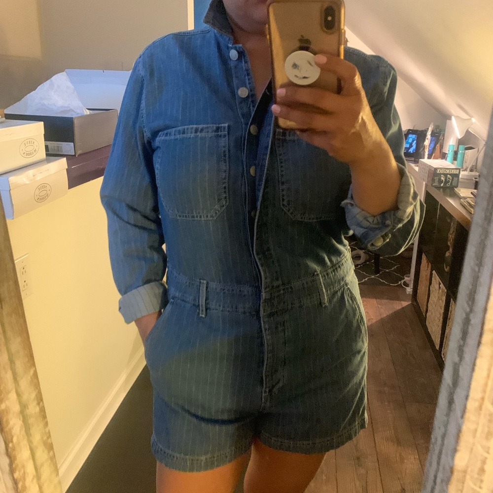 Gap soft denim romper